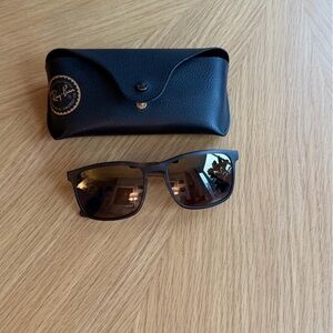 Ray-Ban Chromance Tortoise Frame Polarized Sunglasses